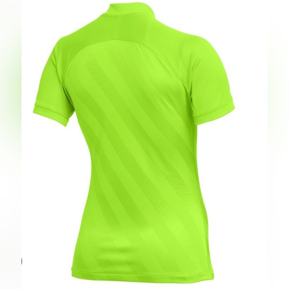 Nike Dri Fit Yellow Game Day Jersey Alternating Matte & Shine Jacquard Design - Picture 8 of 8